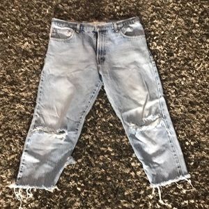 Baggy vintage LEVIS crops fits 10